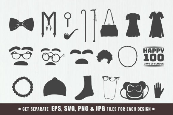 100 Days of School Costume for Kids SVG