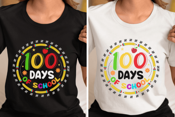 100 Says of School Teacher Shirt Svg Png