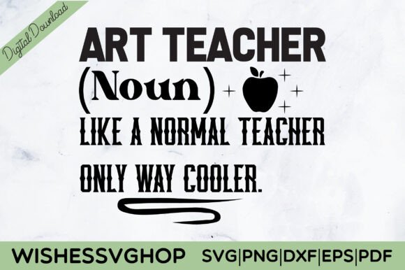 Art Teacher SVG PNG: Graphics and Crafts in One