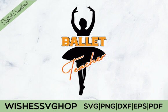 Ballet Teacher SVG PNG Review