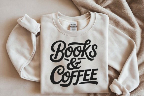Books and Coffee Svg: Graphics for Crafts