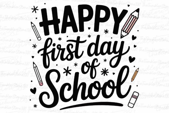 Happy First Day School Svg Teacher Svg: Graphics and Crafts