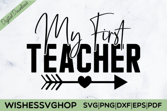 My First Teacher SVG PNG