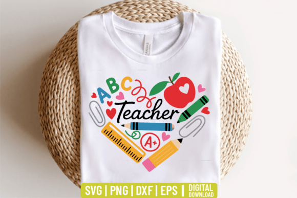 Teacher SVG Png Cut File: Graphics and Crafts
